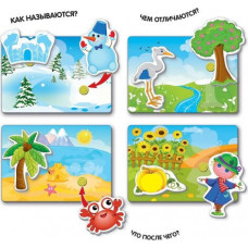 Гра розвиваюча Vladi Toys Пори року на липучках (VT1302-23)