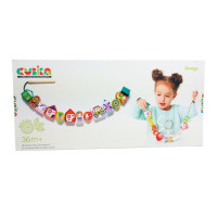 Дерев'яна іграшка Cubika Казкова на шнурівці (14309)