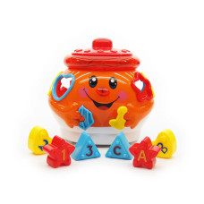 Сортер Limo Toy Веселий горщик жовтогарячий (0915UAOR)