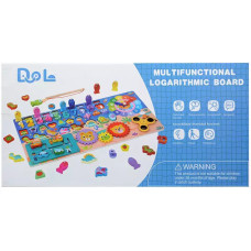 Дерев'яна іграшка бізіборд розвиваюча дощечка 7 в 1 (WD13114)