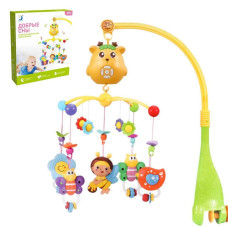 Дитячий мобіль на ліжечко музична карусель з проектором (HL2020-22R)