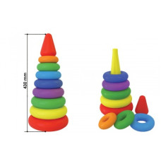 Іграшка дитяча ТехноК Пірамідка видувна 2 43см (TH0984)