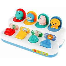Іграшка для малюків POP-UP Animals для розвитку реакції з тваринками (HE8075)
