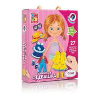 Гра розвиваюча Vladi Toys Магнітна одягалка "Соня" (VT3702-07)