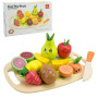 Ігровий пізнавальний набір Фрукти половинки на магнітах з дощечкою (C9414)