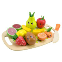 Ігровий пізнавальний набір Фрукти половинки на магнітах з дощечкою (C9414)