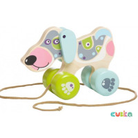 Дерев'яна іграшка Cubika Песик-каталка LK-1 7 деталей (11995)