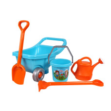 Набір ТехноК Тачка для гри в пісочниці з відерцем і лійкою (TH4265)