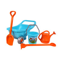 Набір ТехноК Тачка для гри в пісочниці з відерцем і лійкою (TH4265)