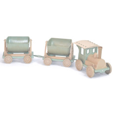 Іграшковий потяг DOLONI TOYS для пісочниці 2 причепи ECO зелений (013118/01eco)