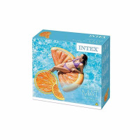 Матрац-плотик надувний Intex Долька апельсина 178х85 см (58763)