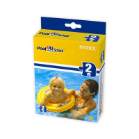 Круг надувний Intex Pool School 2-х камерний 51см (58231)