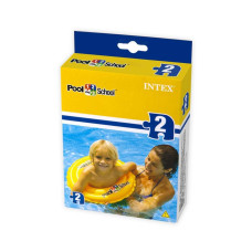 Круг надувний Intex Pool School 2-х камерний 51см (58231)