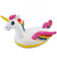 Плотик надувний дитячий Intex Єдиноріг 201x140см (57561)