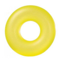 Надувне коло INTEX однотонний неоновий жовтий 91 см (59262YL)