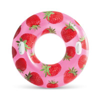 Коло INTEX надувне з ручками 107 см рожеве (56261PN)