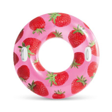 Коло INTEX надувне з ручками 107 см рожеве (56261PN)