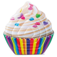 Матрац-плотик надувний Intex Кекс Cupcake 142х135 см (58770)