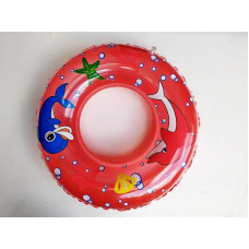 Коло надувне SWIM RING мешканці моря червоне (KB35286RD)