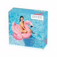 Плотик надувний для купання Intex Фламінго 147x140x94 см (57558)