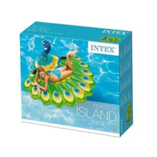 Плотик надувний Intex Павлін 193x163х94см (57250)