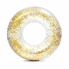 Круг надувний Intex Блестки 119 см золотистий (56274GD)