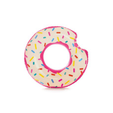 Круг надувний Intex Пончик 107см рожевий (56265)