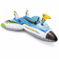 Плотик надувний дитячий Intex Літак 117х117см (57536)