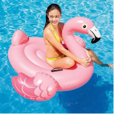 Плотик надувний для купання Intex Фламінго 147x140x94 см (57558)