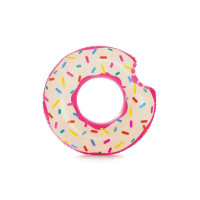 Круг надувний Intex Пончик 107см рожевий (56265)