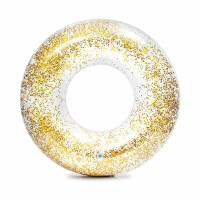 Круг надувний Intex Блестки 119 см золотистий (56274GD)