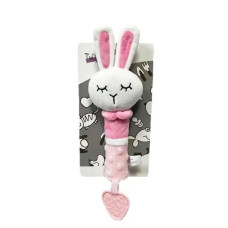 Брязкальце плюшеве Tulilo з прорізувачем кролик 17см (TL9240)