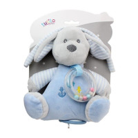 Іграшка підвіска Tulilo Песик музична 18см блакитна (9107)