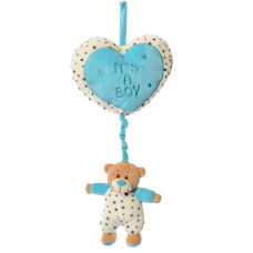 Підвіска на ліжечко Limo Toy на резинці 35 см ведмедик блакитна (A8164MBBL)