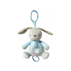 Підвіска Tulilo м'яка музична Зайчик блакитний (9195)