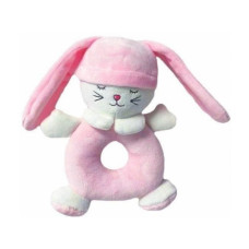 Брязкальце Tulilo м'яка іграшка Зайчик рожевий (TL9201)