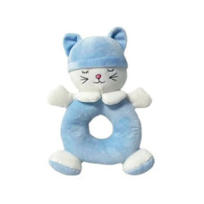 Брязкальце Tulilo м'яка іграшка Котик блакитний (TL9205)