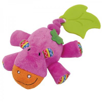 Підвіска Biba Toys м'яка іграшка бегемотик з прорізувачем (JF948)