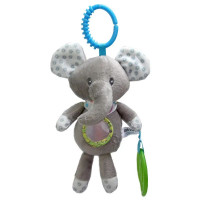 Підвіска м'яка з люстерком та прорізувачем Слоник (WD20220222S)