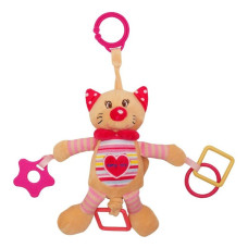 Підвіска Baby mix для коляски м'яка з вібрацією Котик (STK-17517C/44884)