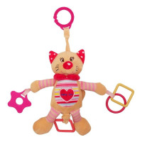Підвіска Baby mix для коляски м'яка з вібрацією Котик (STK-17517C/44884)
