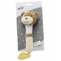 Іграшка брязкальце Tulilo Ведмедик з прорізувачем 17см (9100/9104)