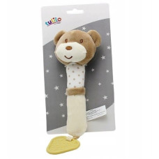 Іграшка брязкальце Tulilo Ведмедик з прорізувачем 17см (9100/9104)