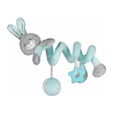 Підвіска Baby Mix спіраль для коляски зайчик м'ятна (40869)