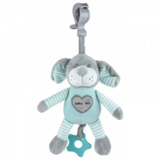 Іграшка підвіска Baby Mix Песик музична м'ятна (19393/40860)
