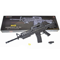 Іграшковий автомат M45 з лазерним прицілом на пластикових кульках (M45)