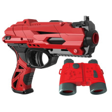 Ігровий набір пістолет бластер з біноклем і наручниками з м'якими патронами (FJ851)