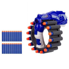 Пістолет бластер Super Shot барабан синій (AK-9228A-BL)