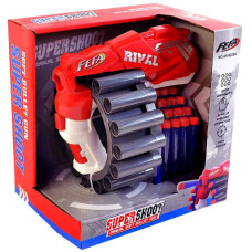 Пістолет бластер Super Shot барабан червоний (AK-9228A-RD)