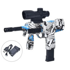 Пістолет-кулемет на гелевих і пластикових кульках 31 см (05-2)